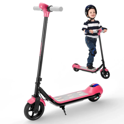 Patineta Scooter Electrica Niños 6-12 años Luz Bluetooth E7