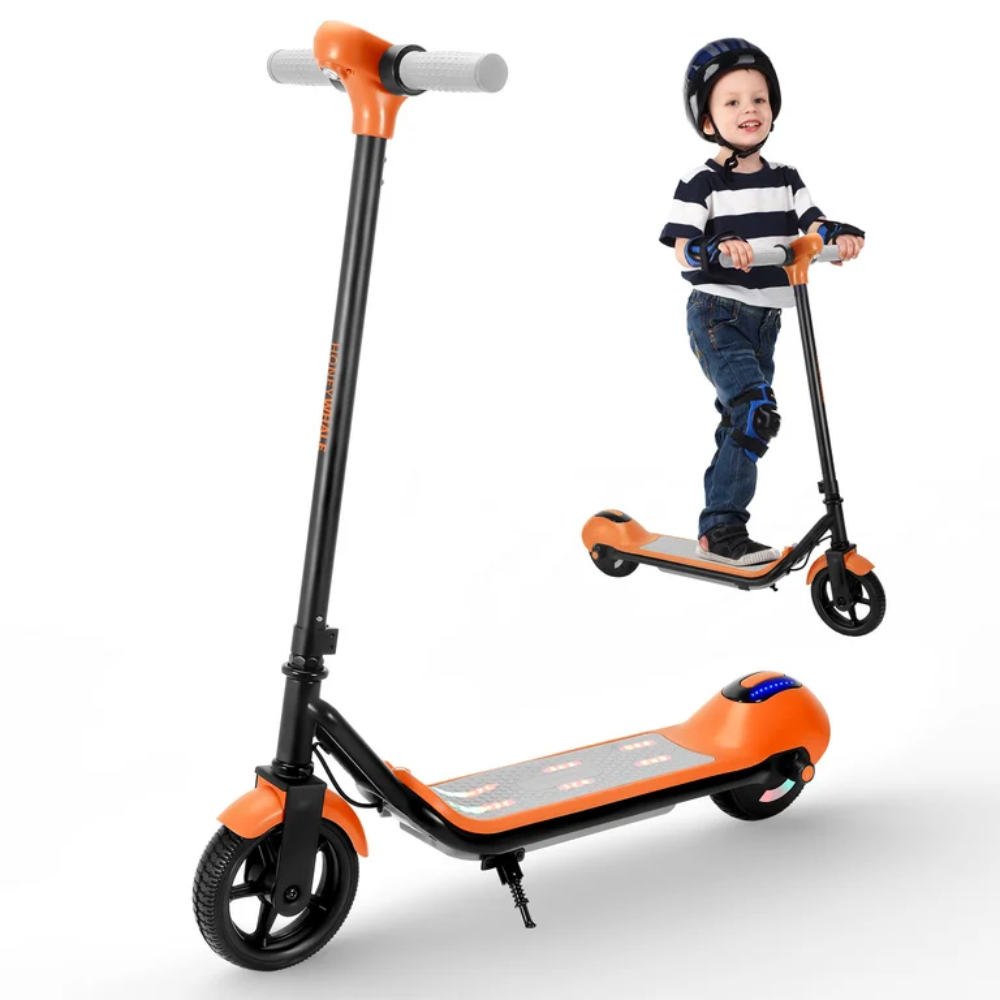 Patineta Scooter Electrica Niños 6-12 años Luz Bluetooth E7
