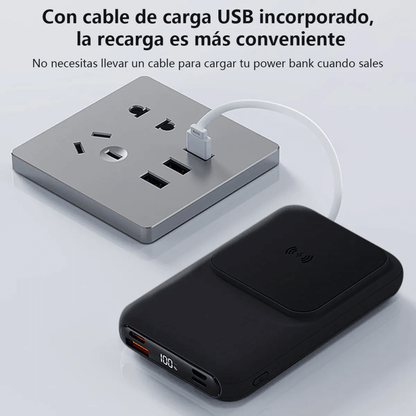 Power Bank Bateria Portatil 10000mah Carga Rapida Magnetico