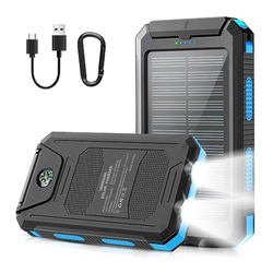 Power Bank Solar 16800mah Cargador Universal 2usb Brujula