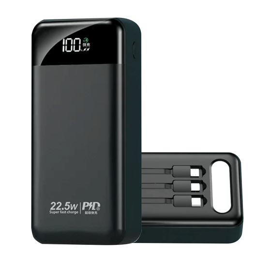 Power Bank Batería Portátil 22.5w Pd Carga Rápida 20000mah
