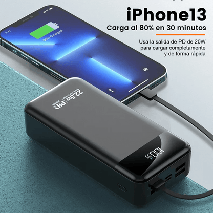 Power Bank Batería Portátil 22.5w Pd Carga Rápida 20000mah