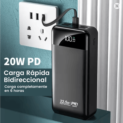 Power Bank Batería Portátil 22.5w Pd Carga Rápida 20000mah