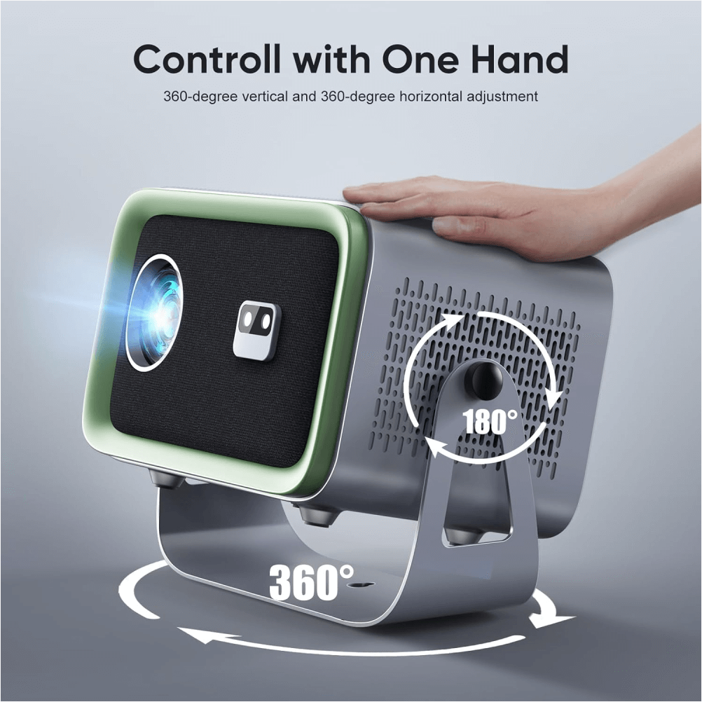 Proyector 4k Wifi Bluetooth Auto Enfoque 400ansi Hdmi Nisoo