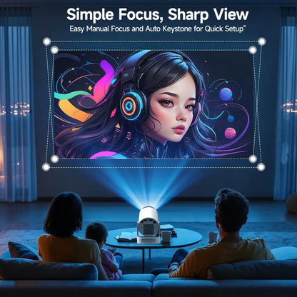 Proyector Smart 4k 1080p Hy300 Ultra Android Wifi Altavoz 5w