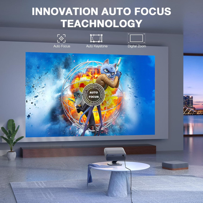 Proyector 4k Wifi Inteligente Auto Focus 1200ansi Auking H10