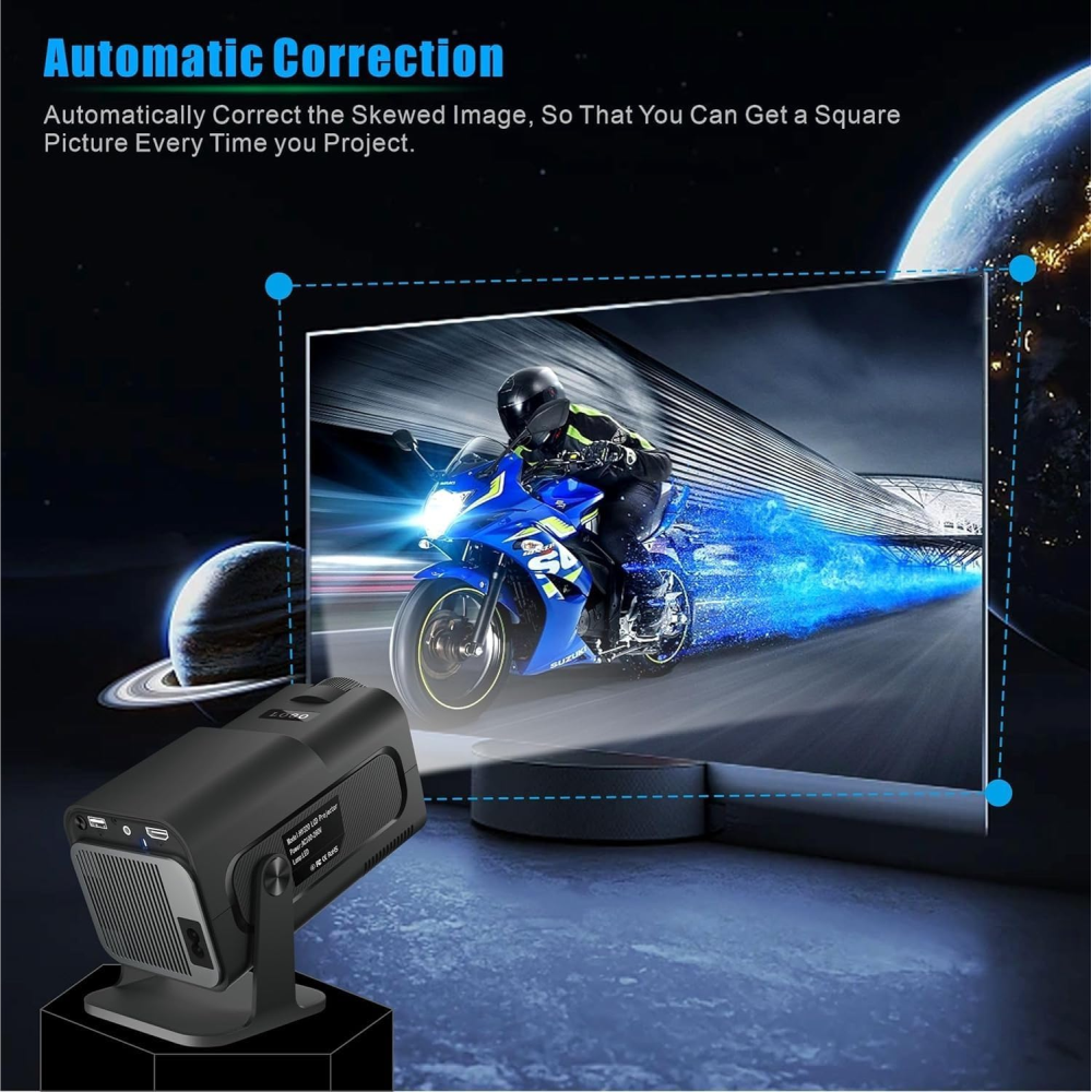 Proyector Portátil Smart Hy320 Android 11 Wifi Bt5.0 300ansi