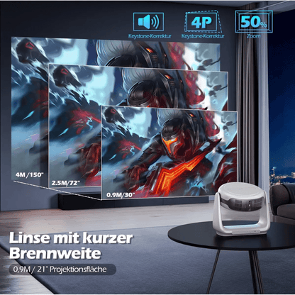 Proyector Video Beam 7000lm Auto Enfoque 4k Uhd Wifi 5g K1