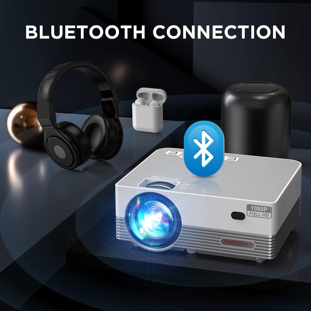 Proyector MOOKA 1080p Nativo 8500 Lumenes Wifi Bluetooth