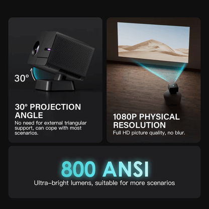 Proyector Smart Wifi 4k Video Juegos Android 800ansi P50 Max