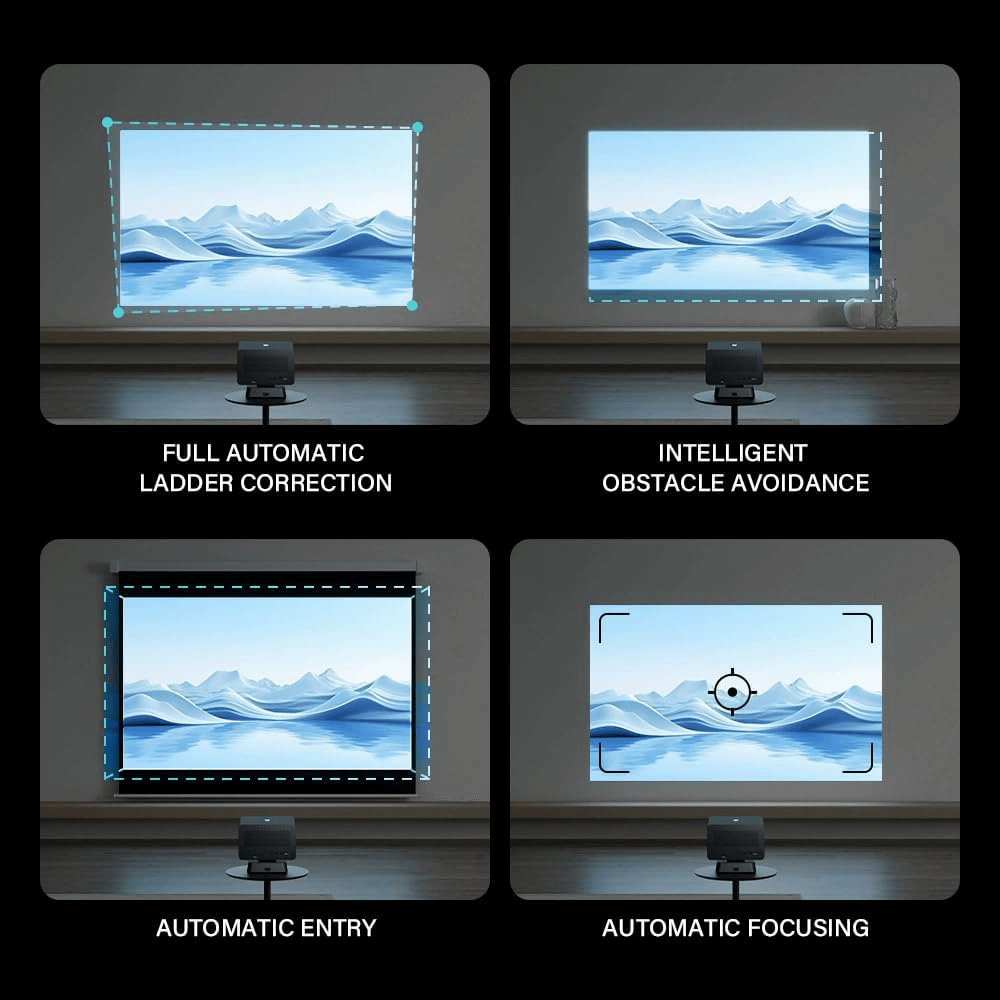 Proyector Smart Wifi 4k Video Juegos Android 800ansi P50 Max