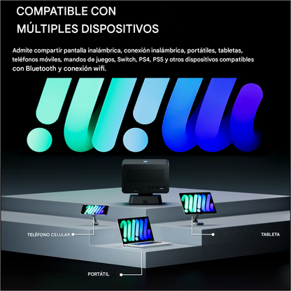 Proyector P50 4k 1080p 800 Ansi Auto Focus Android Bluetooh