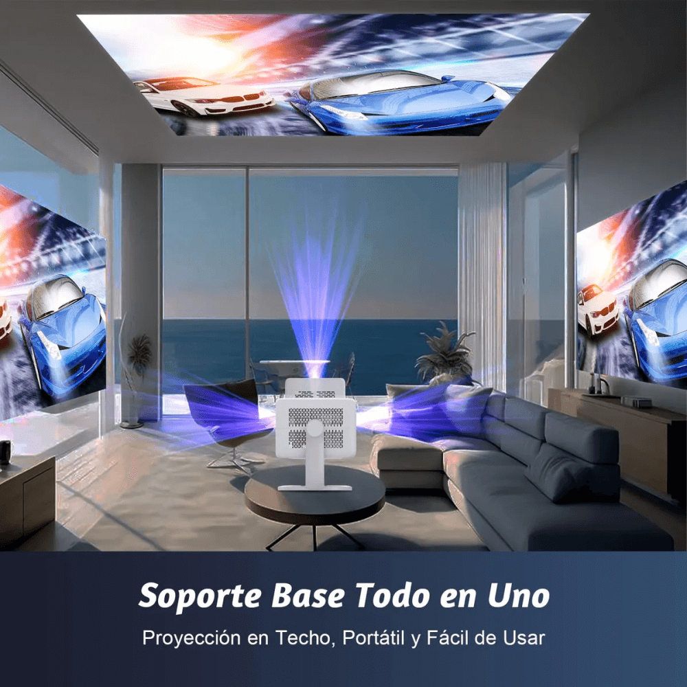 Proyector Smart 4k L018 600ansi Auto Focus Keystone + Telón