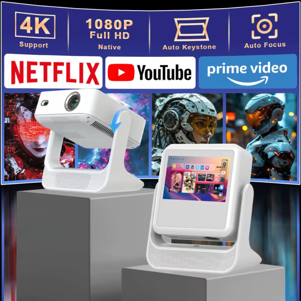 Proyector Smart Pantalla Tactil 4k 1080p Android Wifi A2 Pro