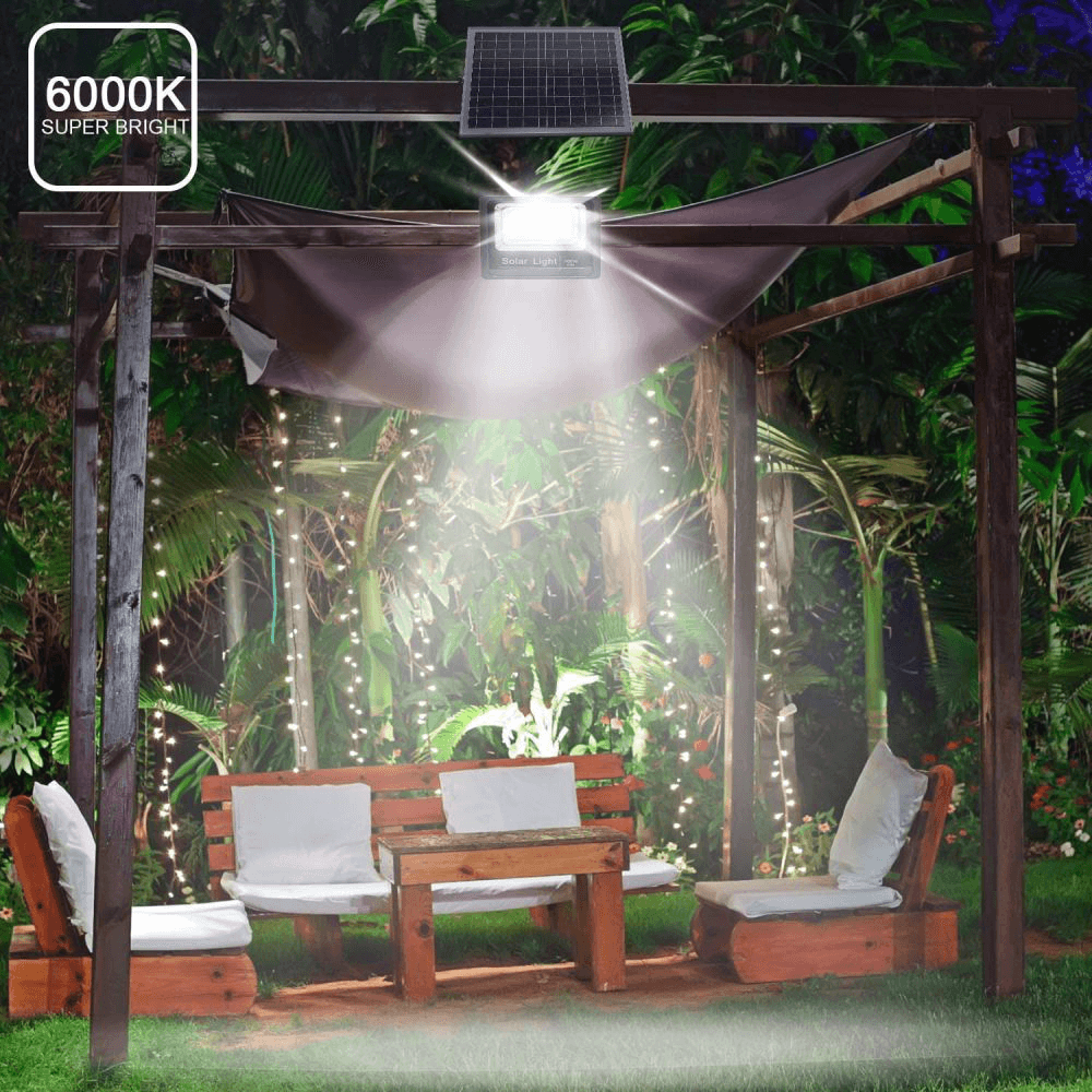 Reflector Solar Jortan 100w Lampara Led Exterior Ip66 Panel