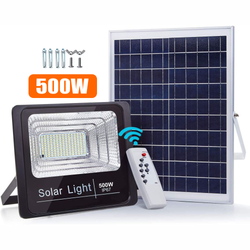 Reflector Solar 500W 6V Lampara Led Luz Blanca Panel Solar