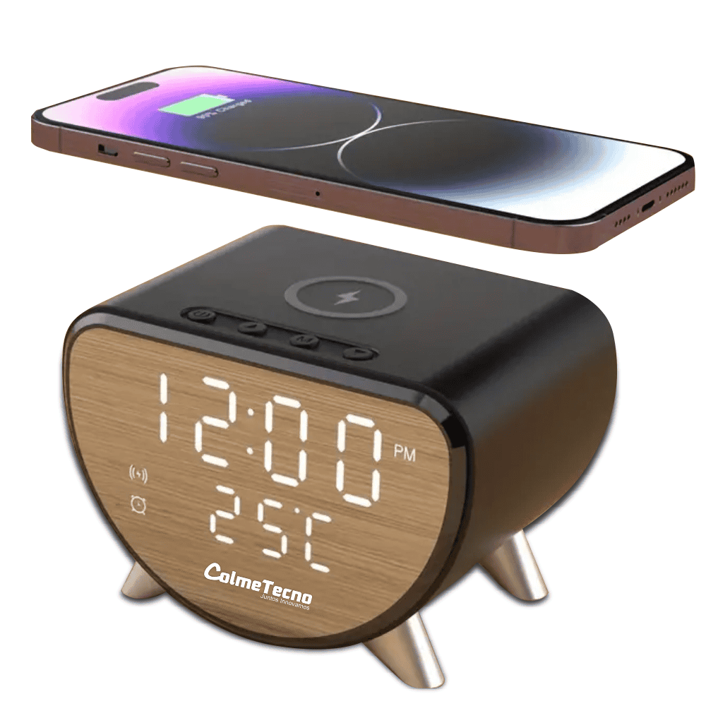 Este despertador tiene una base de carga inalámbrica para tu móvil todo en  uno por sólo 10€