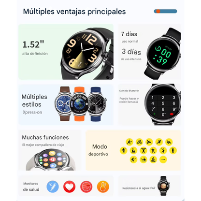 Reloj Inteligente Smartwatch Z93 Pro Finger Sensor Amoled 1.52inch