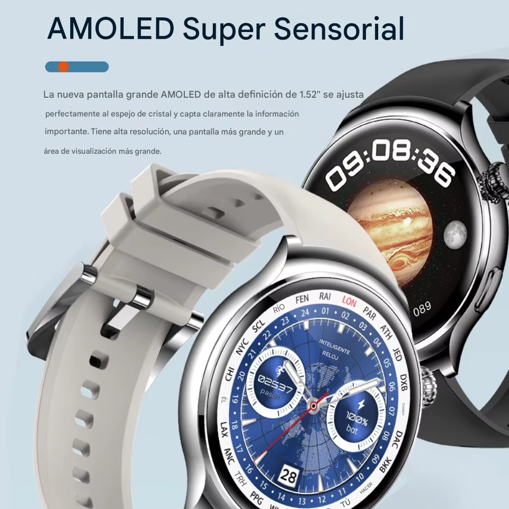 Reloj Inteligente Smartwatch Z93 Pro Finger Sensor Amoled 1.52inch