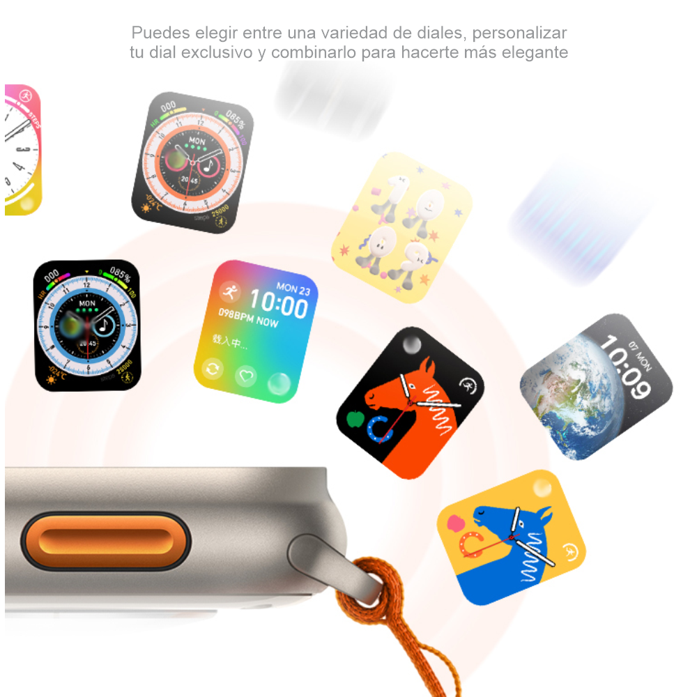 Reloj Smart Watch Ultra Serie 8 49mm Llamada Bluetooth Kd99