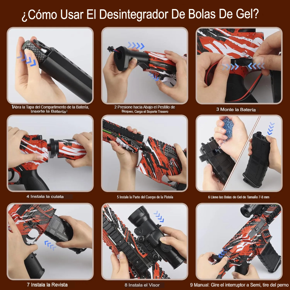 Paquete De Orbis Bolas De Hidrogel 6-8mm Para Armas Juguete GENERICO