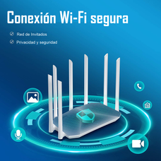 Router Inteligente Alta Velocidad 2.4G/5G Speedefy AC2100