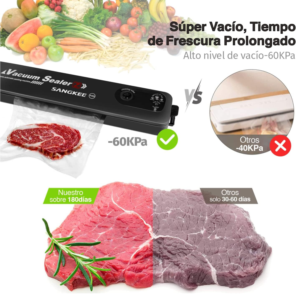 Maquina Empacadora Alimentos Selladora Al Vacio Automatica