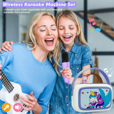 Set Karaoke Para Niñas Inalambrico Speaker Bluetooth Xl-608