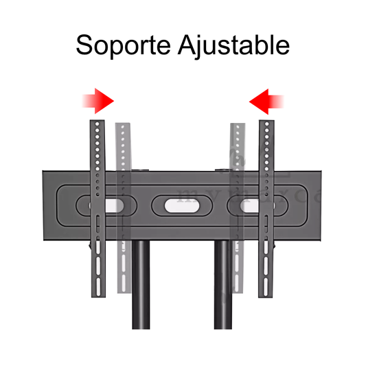 Soporte De Televisor Base De Pedestal Y Rodachines 32-65inch