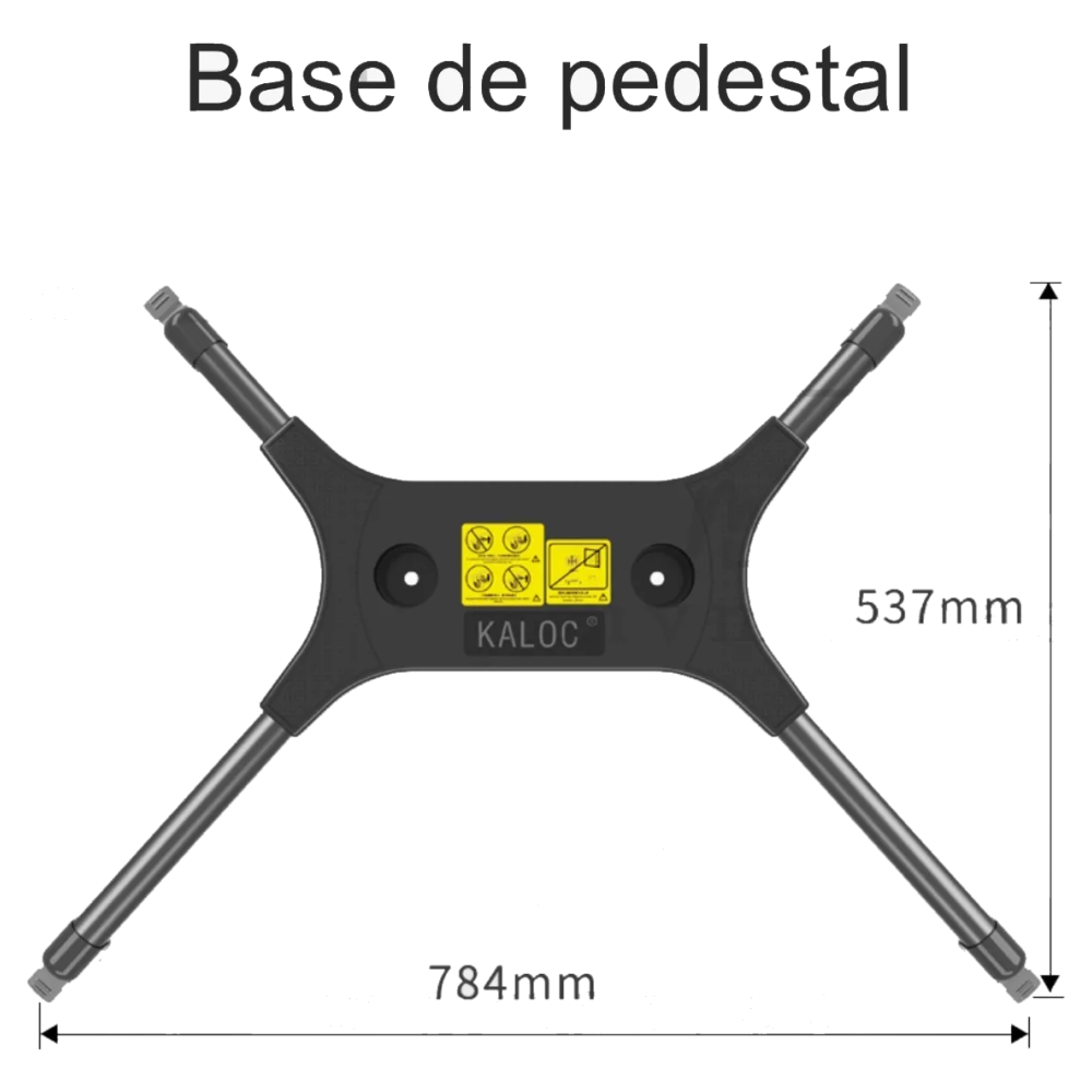 Soporte De Televisor Base De Pedestal Y Rodachines 32-65inch