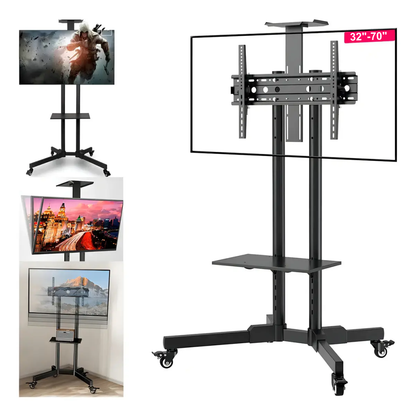 Soporte Tv Rodante Base Pedestal 32-70in Ajustable An-1500
