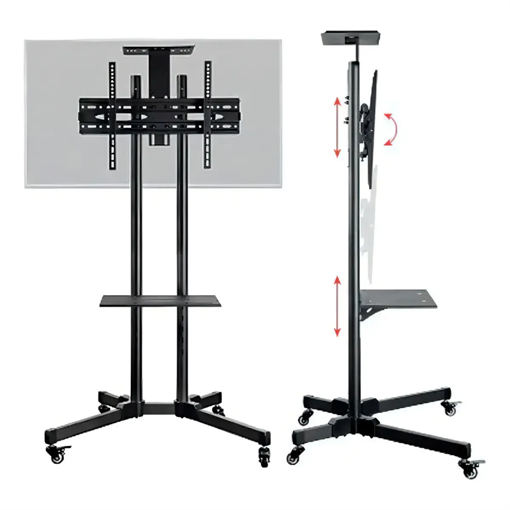 Soporte Tv Rodante Base Pedestal 32-70in Ajustable An-1500