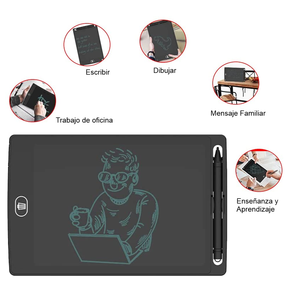 Tableta De Dibujo Electronica Escritura Pantalla LCD 10 inch