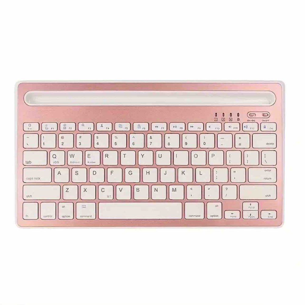Teclado Inalambrico Recargable Bluetooth 2 Canales As-199