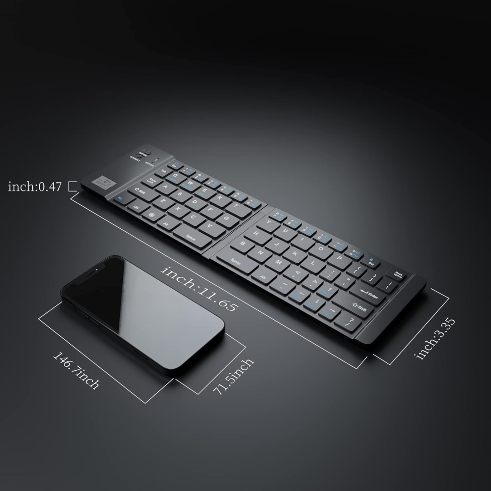 Teclado Bluetooth Plegable Español Para Android Ios Pc Smart