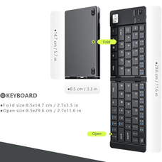 Teclado Bluetooth Plegable Español Para Android Ios Pc Smart