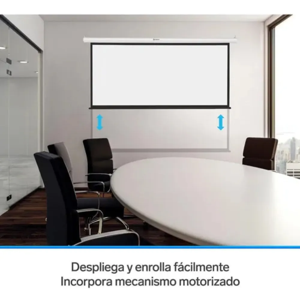 Telón Pantalla De Proyector Electrico 100 inch Control Remoto