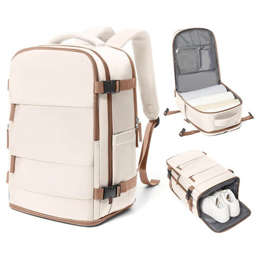 Morral De Mano Expandible Usb Mochila Viajera Cabina 25 Lt
