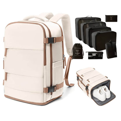 Morral De Mano Para Cabina De Viaje + Organizador Ropa 7 Set