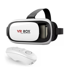 Gafas De Realidad Virtual Aumentada 3D VR BOX + Control Bluetooth