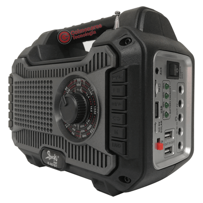 Super Radio Multifuncion Linterna Recargable Kit Solar R-087