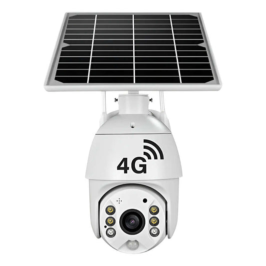 Cámara De Seguridad Ptz 1080p Ip Sim 4g Exterior Panel Solar
