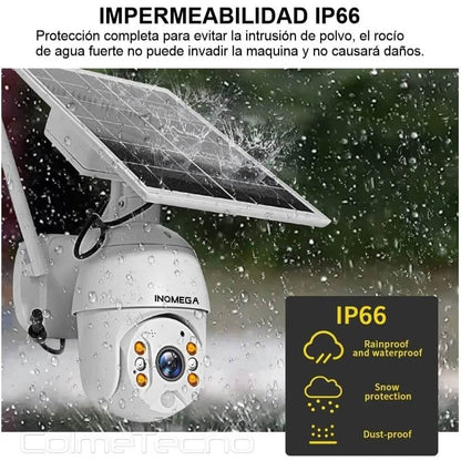 Cámara De Seguridad Ptz 1080p Ip Sim 4g Exterior Panel Solar