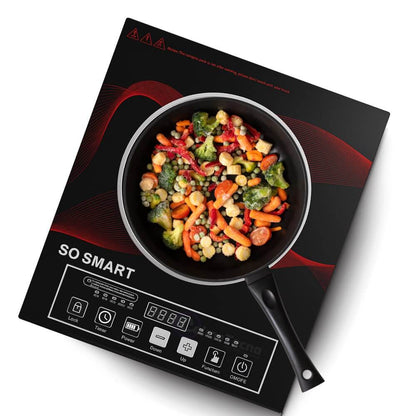 Estufa Inducción Eléctrica 1 Puesto Digital Portátil 3500w