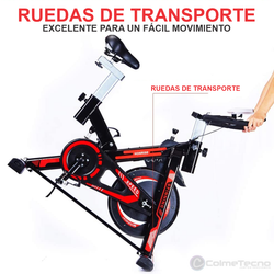 Bicicleta Estática Spinning Ultra Silenciosa Spin Bike Pantalla LED