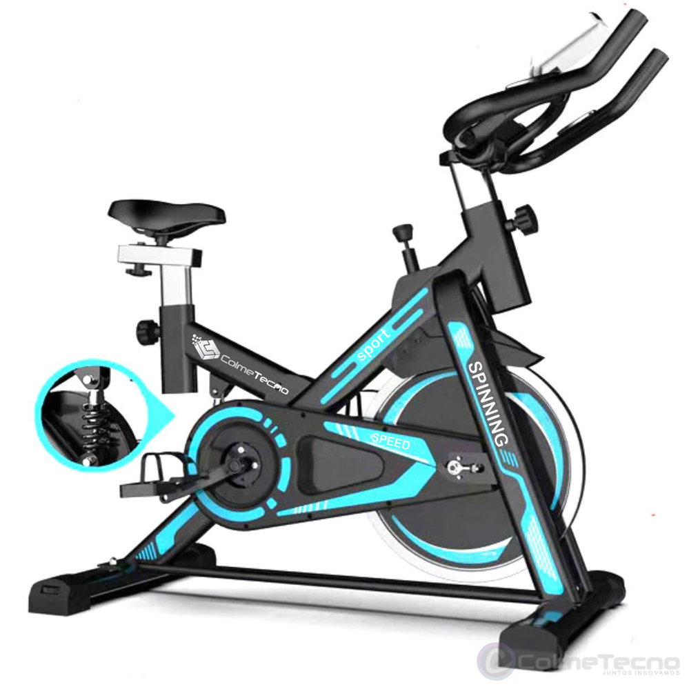 Bicicleta Estática Spinning Ultra Silenciosa Spin Bike Pantalla LED