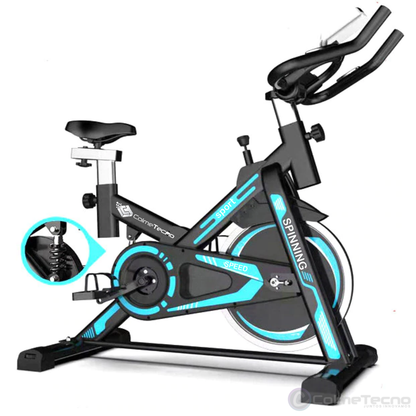 Bicicleta Estática Spinning Ultra Silenciosa Spin Bike Pantalla LED