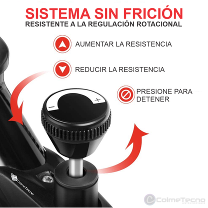 Bicicleta Estática Spinning Ultra Silenciosa Spin Bike Pantalla LED