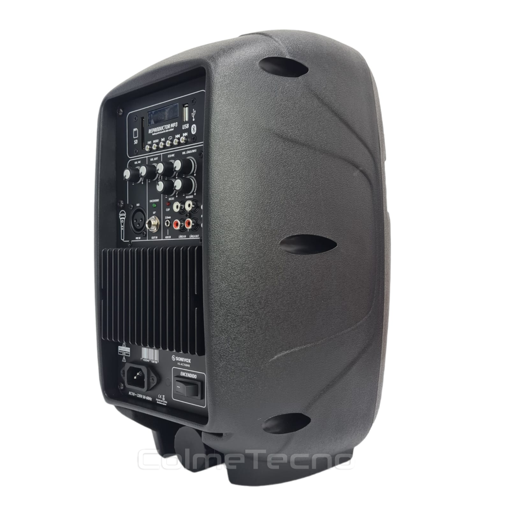 Cabina De Sonido Activa Profesional 8inch Sonivox VS-AC708NB