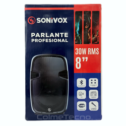 Cabina De Sonido Activa Profesional 8inch Sonivox VS-AC708NB